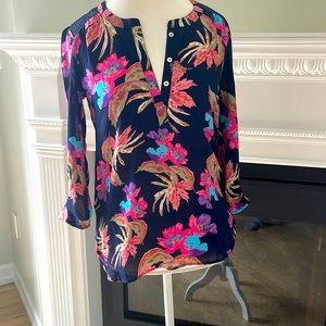 Summer floral blouse
